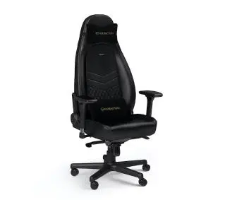 Noblechairs ICON Gamingowy do 150kg Skóra naturalna Czarny - Kup na Raty - RRSO 0%