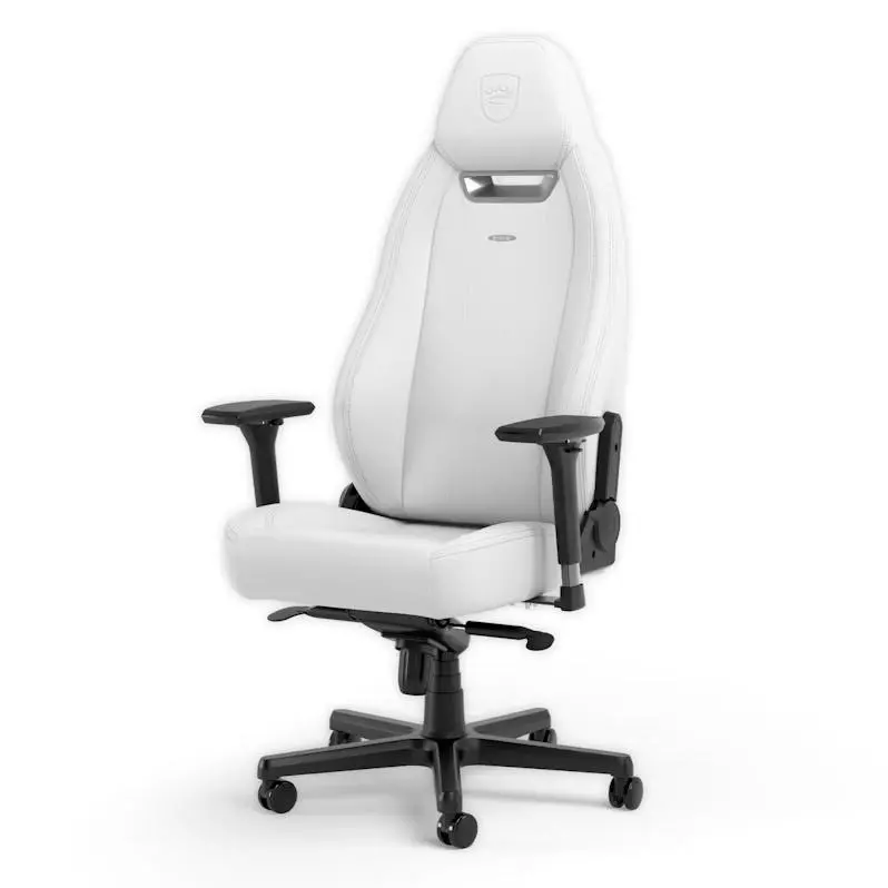 Fotel Noblechairs LEGEND White Edition Gamingowy do 150kg Skóra ECO High Tech Biały