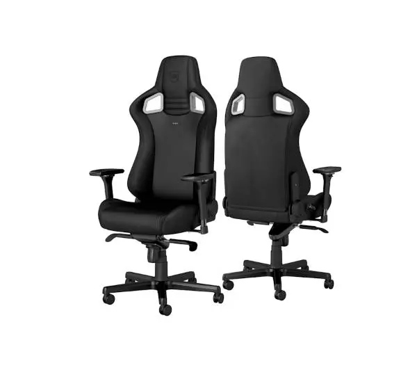 Noblechairs EPIC Black Edition Gamingowy do 120kg Skóra ECO High Tech Czarny - Kup na Raty - RRSO 0%