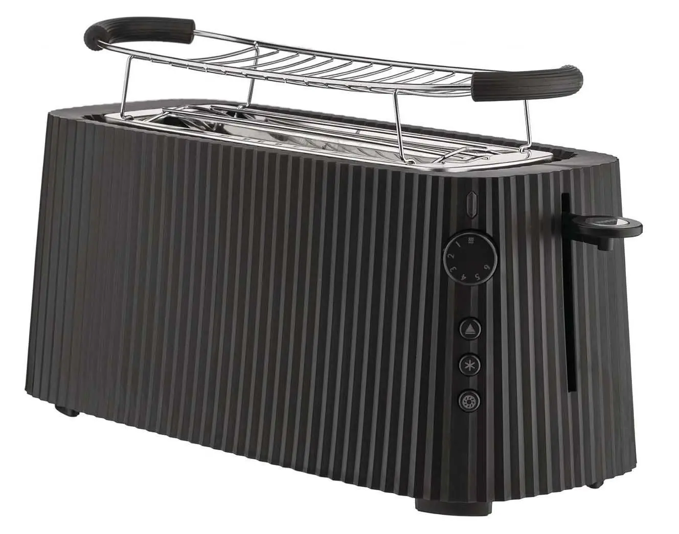 Toster Alessi Plisse MDL15 B Ruszt do bułek Rozmrażanie 1700W