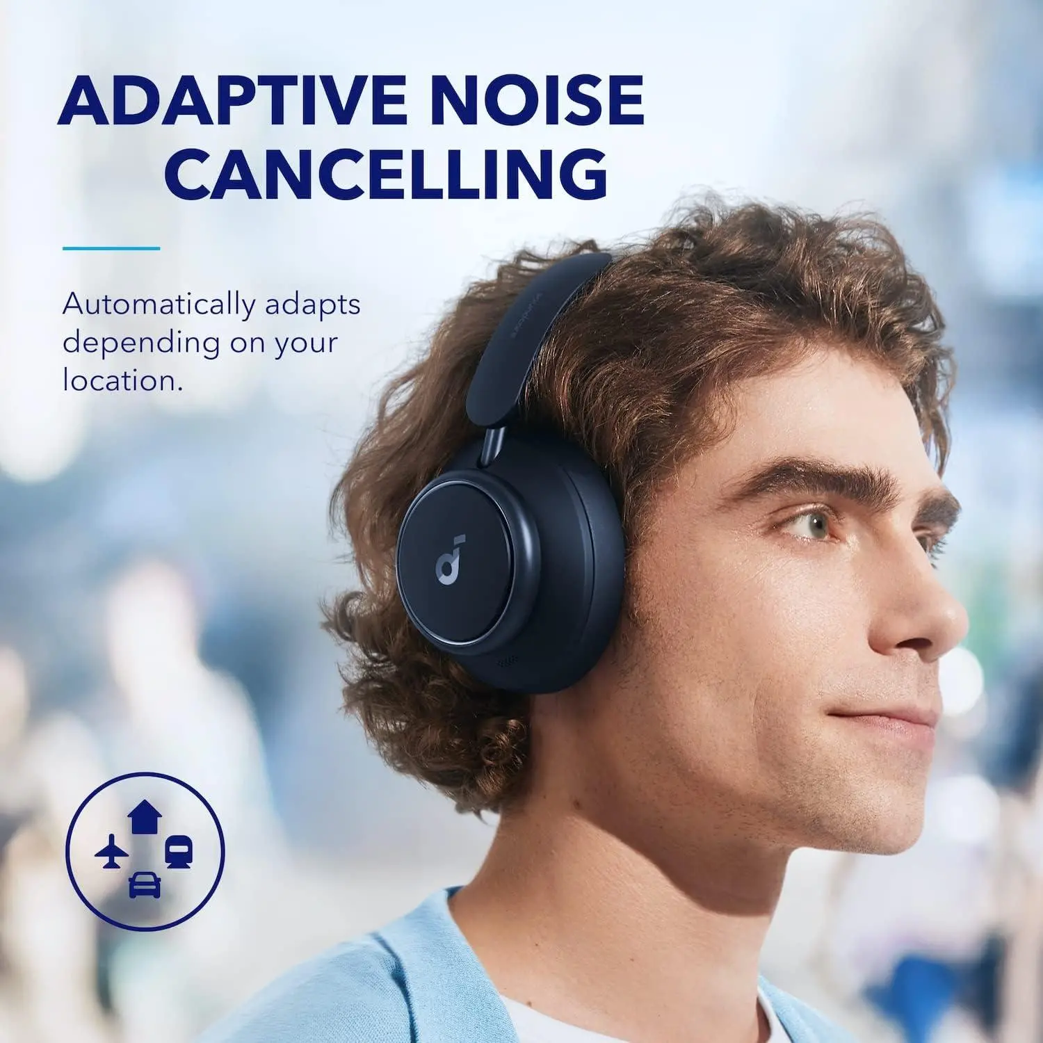 Soundcore Space Q45 ネイビー Rozetka.pl | Słuchawki Anker SoundCore Space Q45 Blue