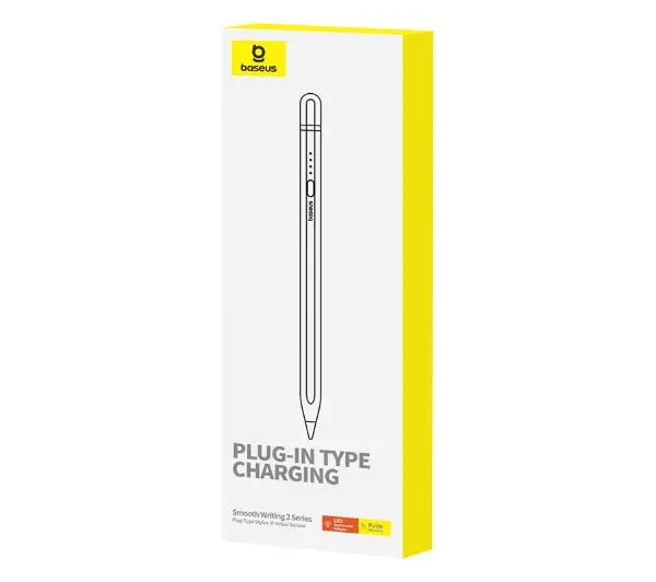 Baseus Smooth Writing Series z ładowaniem plug-in lightning Biały