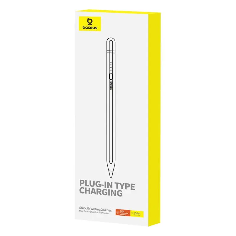 Rysik Baseus Smooth Writing Series z ładowaniem plug-in lightning Biały