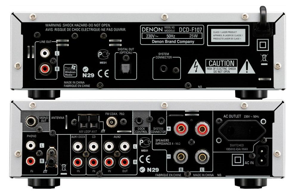 Wieża Denon D-F107 (czarny) - Opinie, Cena - RTV EURO AGD