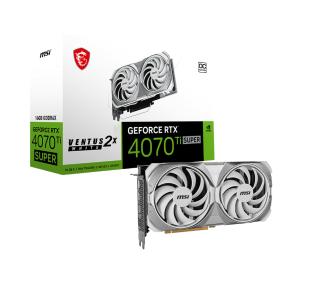 Karta graficzna MSI GeForce RTX 4070 Ti Super VENTUS 2X White OC 16GB GDDR6X 256bit DLSS 3