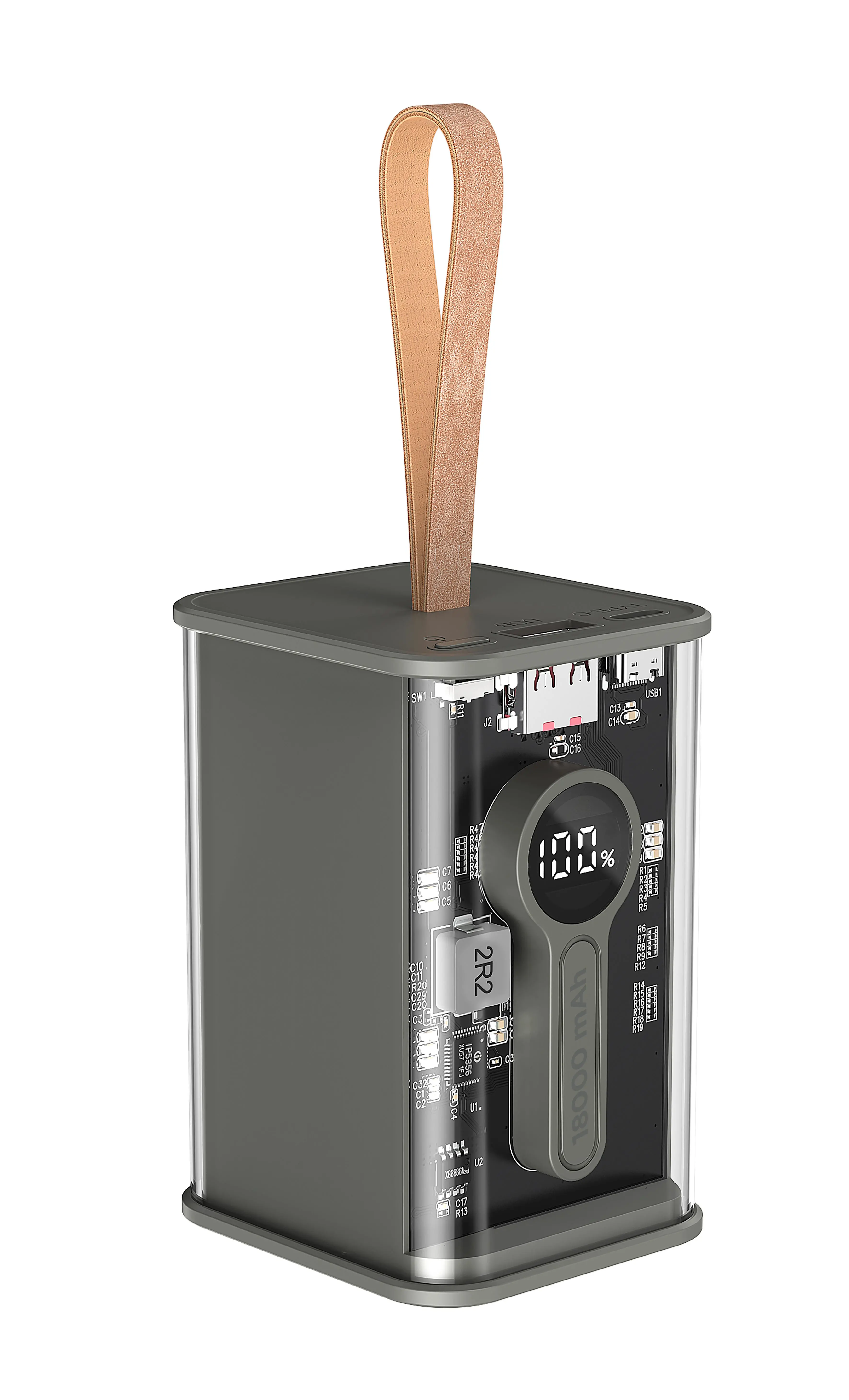 фото Зовнішній акумулятор (павербанк) Gembird PB18-TQC3-01