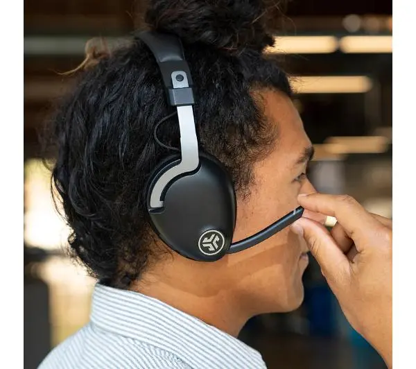 JLab Work Wireless Nauszne Czarny - ⚡ EURO HIT CENOWY! ⚡