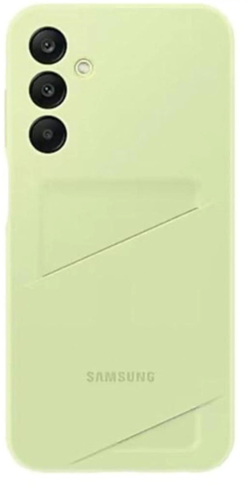 Etui Samsung Card Slot Cover do Galaxy A25 5G Limonkowy