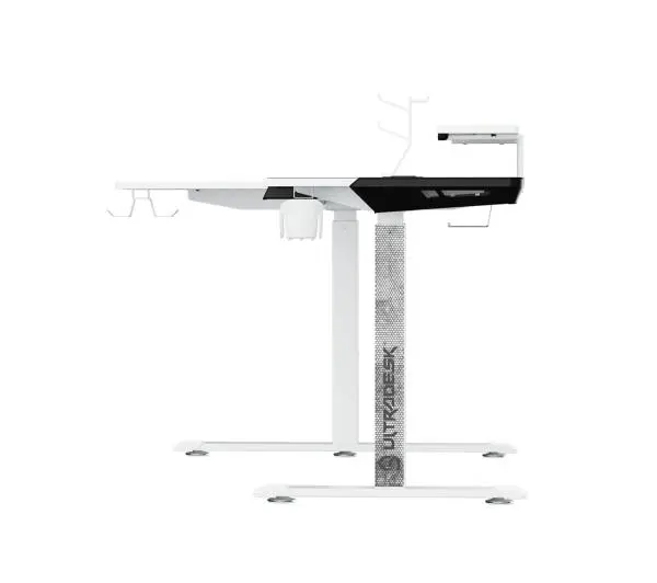 Ultradesk WINGER 155cm Regulacja wysokości Biały - Kup na Raty - RRSO 0%