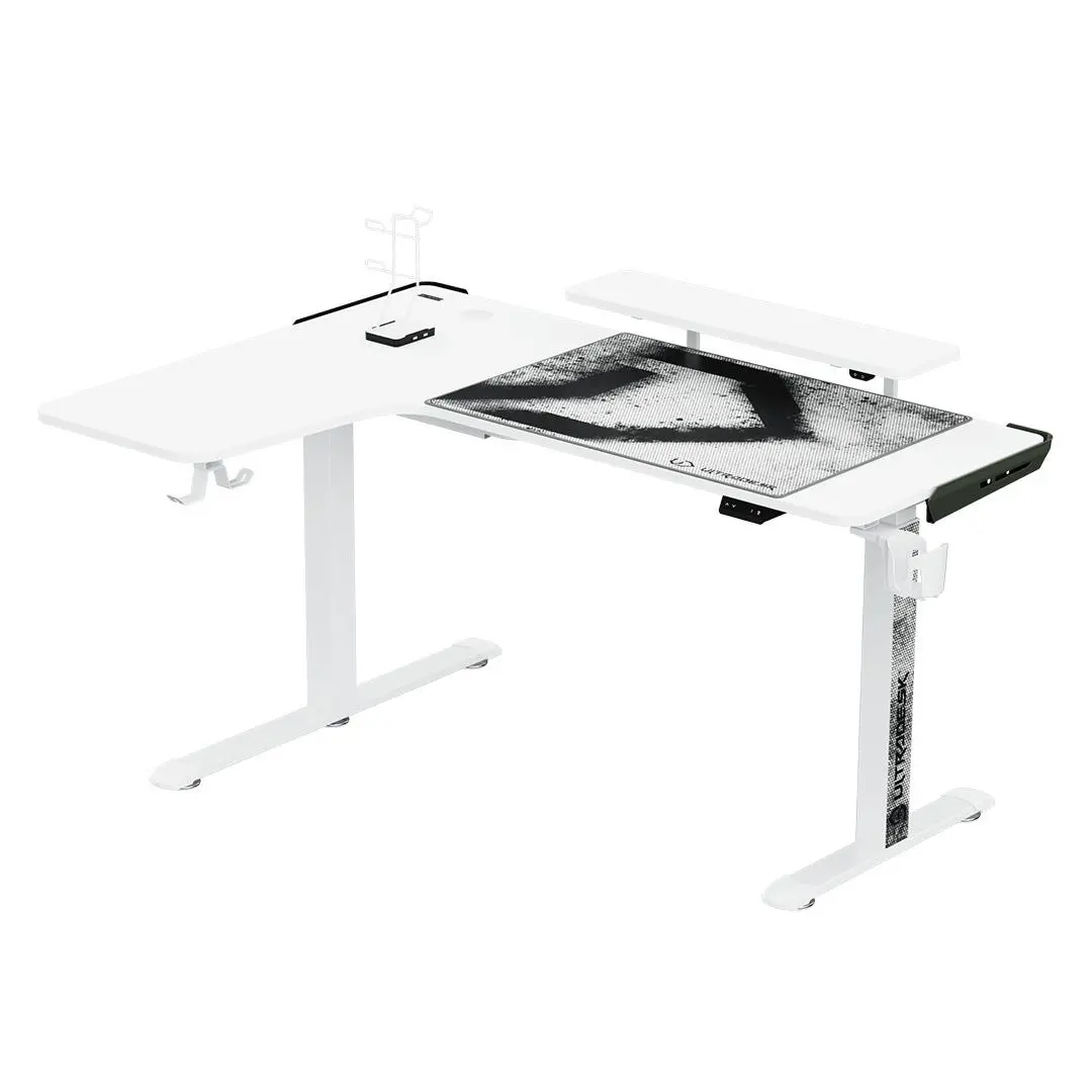 Biurko Ultradesk WINGER 155cm Regulacja wysokości Biały