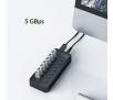 Hub USB Orico CT2U3-13AB-EU-BK-BP 13x USB-A 5Gbps, Battery Charging 1.2, 60W  Czarny