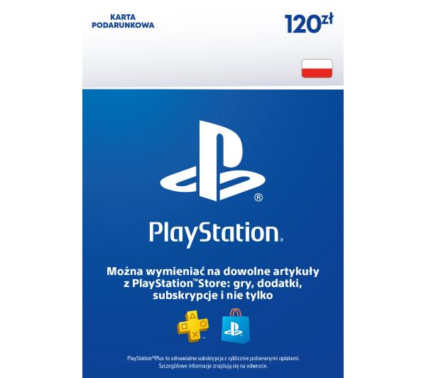 Doładowanie Sony PlayStation Network 120 zł [kod aktywacyjny]