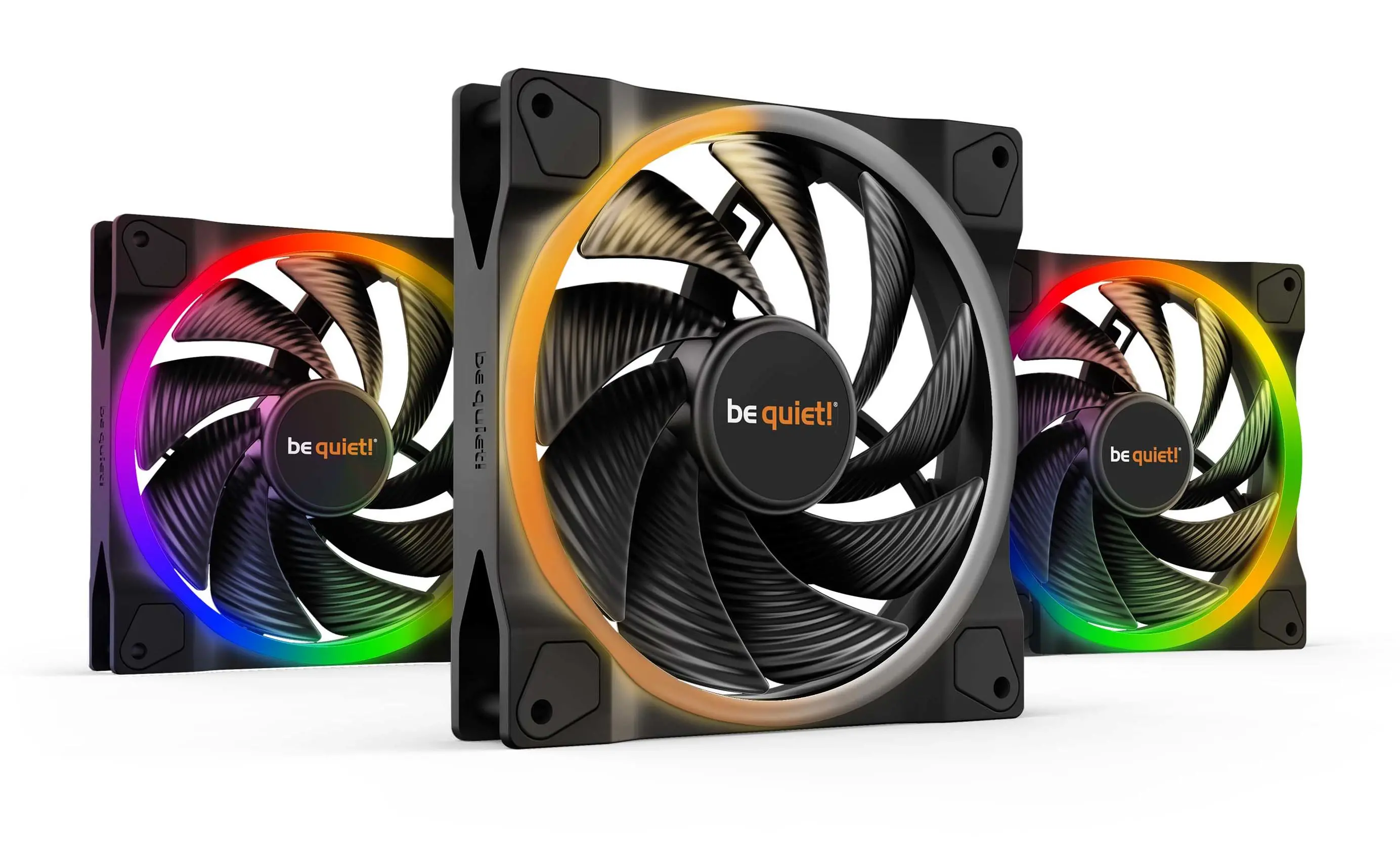 Wentylator be quiet! Light Wings PWM high-speed 140mm 3szt. Czarny