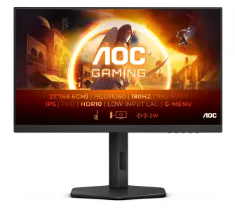 Monitor AOC 27G4X 27" Full HD IPS 180Hz 1ms Gamingowy