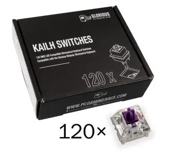 Przełącznik Glorious Kailh Pro Purple 120szt. Fioletowy