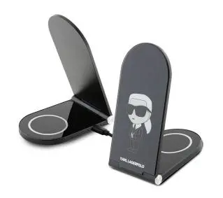 Karl Lagerfeld 2w1 15W Ikonik MagSafe Czarny