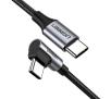 Kabel UGREEN USB-C do USB-C US255 3A 60W 0,5m Czarny