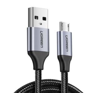 Kabel UGREEN USB do microUSB US290 QC 3,0 2,4A 0,25m Czarny