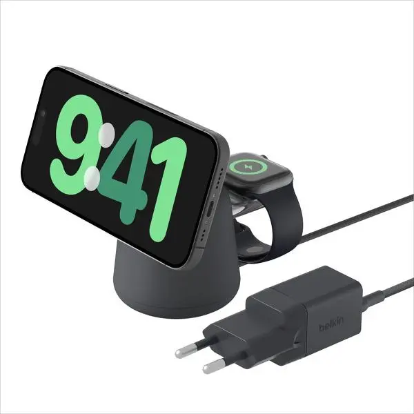 Ładowarka indukcyjna Belkin 2w1 MagSafe Czarny