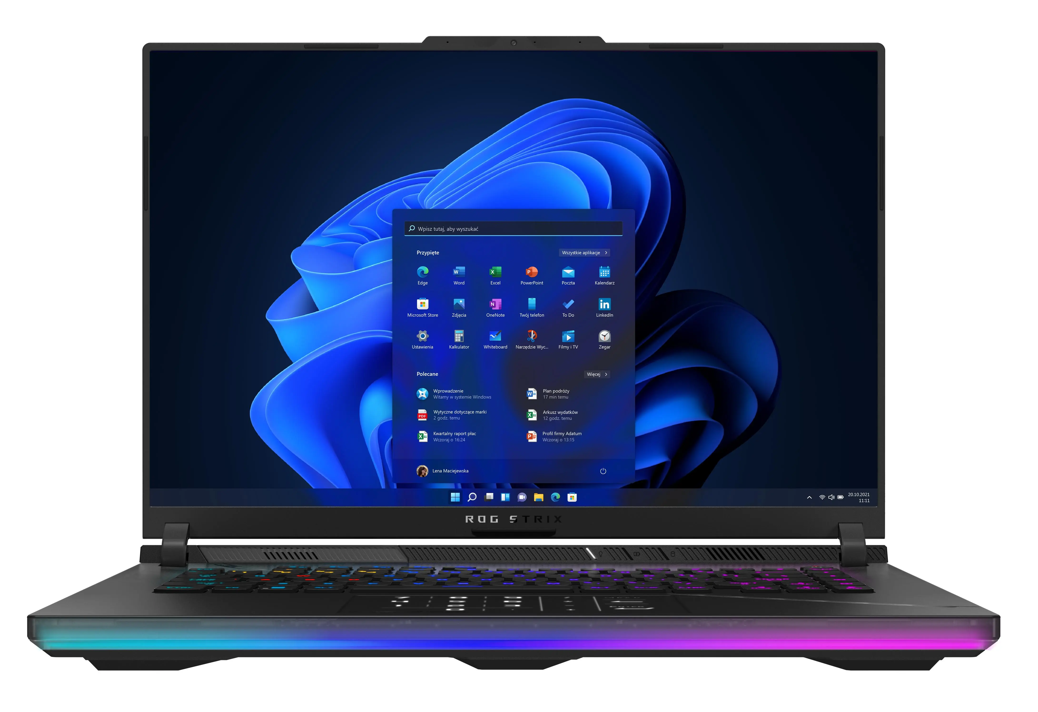 Laptop gamingowy ASUS ROG Strix Scar 16 2024 G634JZR-N4016W 16" 240Hz i9-14900HX 32GB RAM 1TB Dysk SSD RTX4080 DLSS3 Win11 Czarny