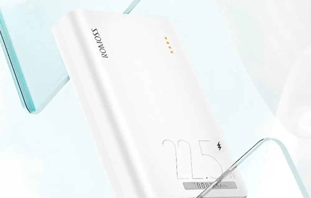 фото Зовнішній акумулятор (павербанк) Romoss Sense 4SF 10000 mAh 22,5W White (PPH10-15101133H)