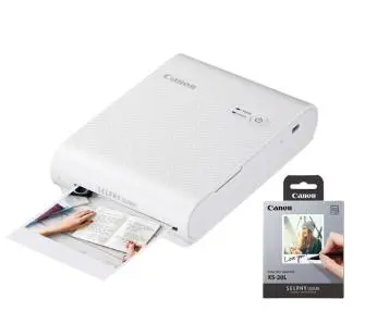 Drukarka Canon Selphy Square QX10 biały + papier XS-20L 20szt