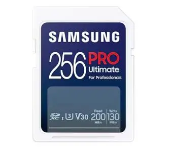 Karta pamięci Samsung PRO Ultimate 2023 SD 256GB 200/130MB/s U3 V30