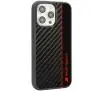 Etui AUDI Carbon fiber Stripe AUS-TPUPCIP14P-R8/D1-BK do iPhone 14 Pro Czarny