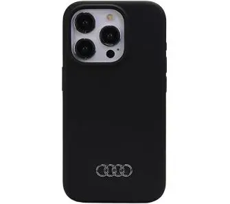 Etui AUDI Silicone Case AU-LSRIP15PM-Q3/D1-BK do iPhone 15 Pro Max Czarny