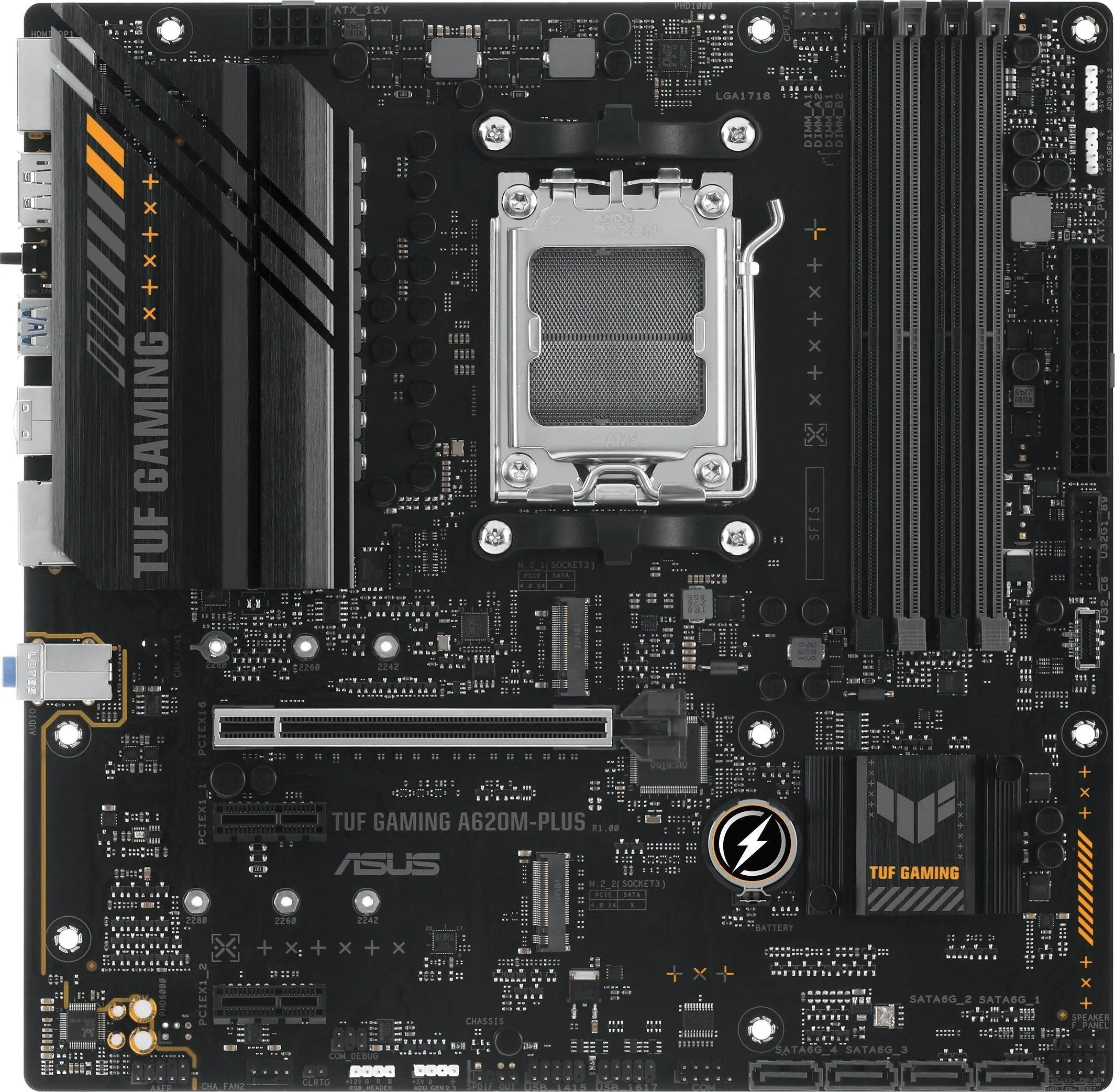 фото Материнская плата Asus TUF Gaming A620M-Plus 1