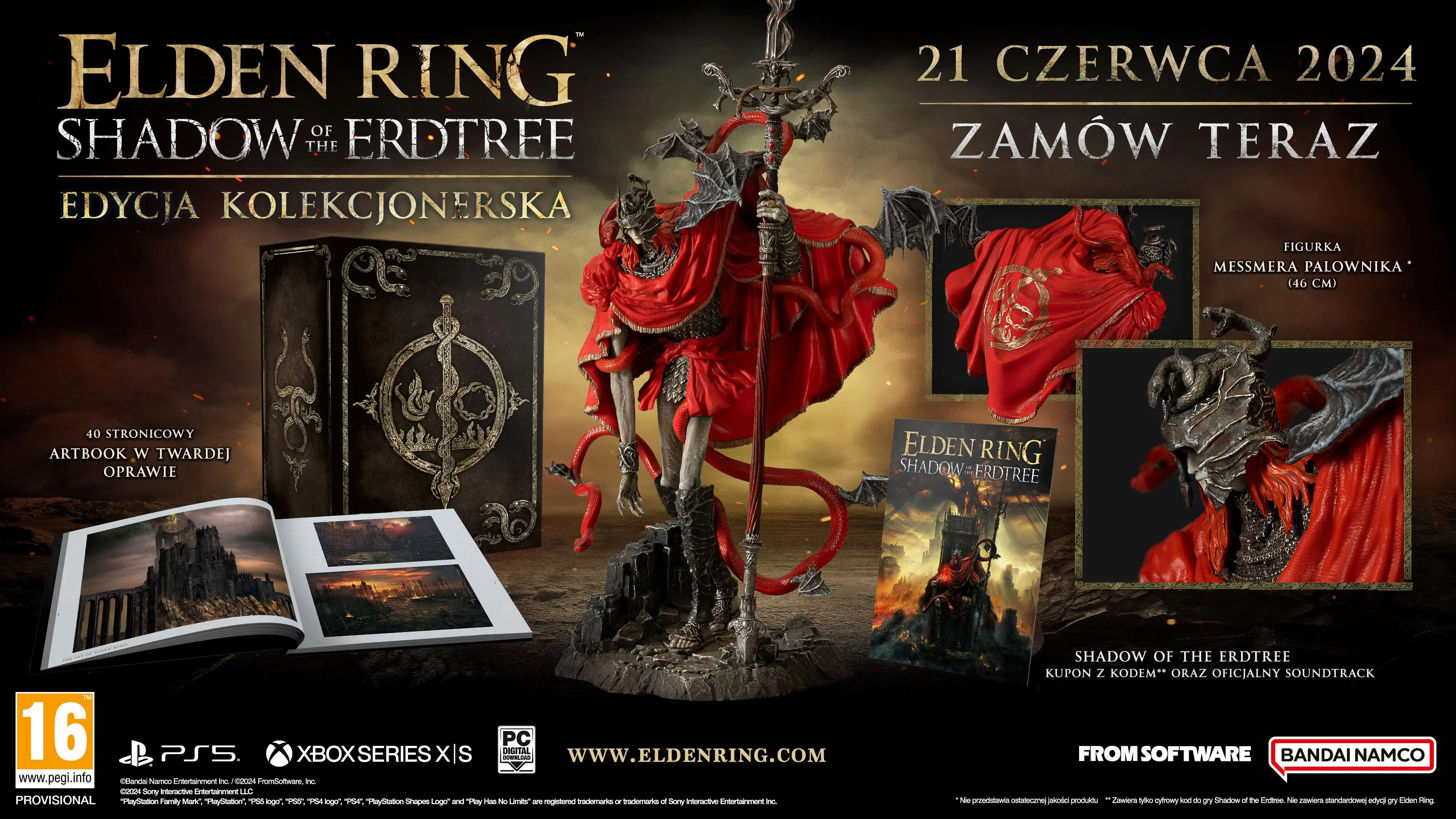 Elden Ring Shadow of the Erdtree Edycja Kolekcjonerska Gra na PC