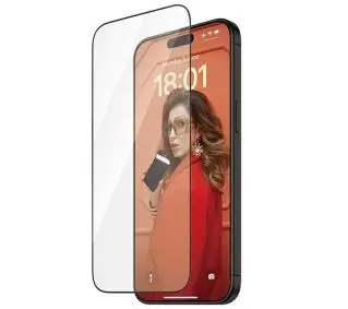 PanzerGlass Re:fresh Glass iPhone 15 Pro Ultra-Wide-Fit Screen Protection Easy Aligner