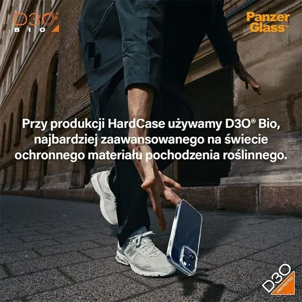 Etui PanzerGlass HardCase do iPhone 15 Pro Przeźroczysty