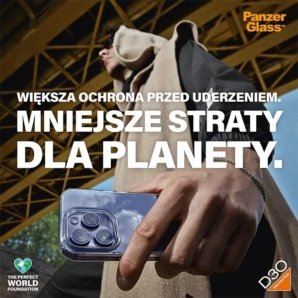 Etui PanzerGlass HardCase do iPhone 15 Pro Przeźroczysty