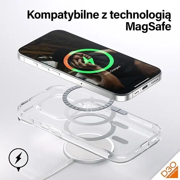 Etui PanzerGlass HardCase do iPhone 15 Pro Przeźroczysty