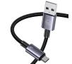 Kabel USAMS USB do microUSB 2A 1,2m Fast Charging Stalowy