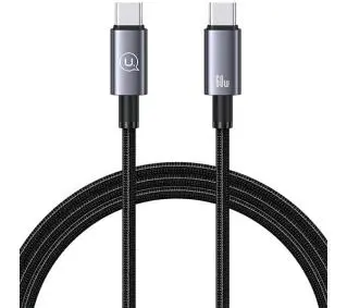 USAMS USB-C na USB-C 60W 1,2m Stalowy