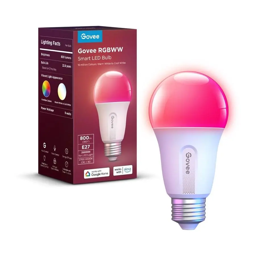Żarówka LED Govee Smart Wifi&BLE Light Bulb