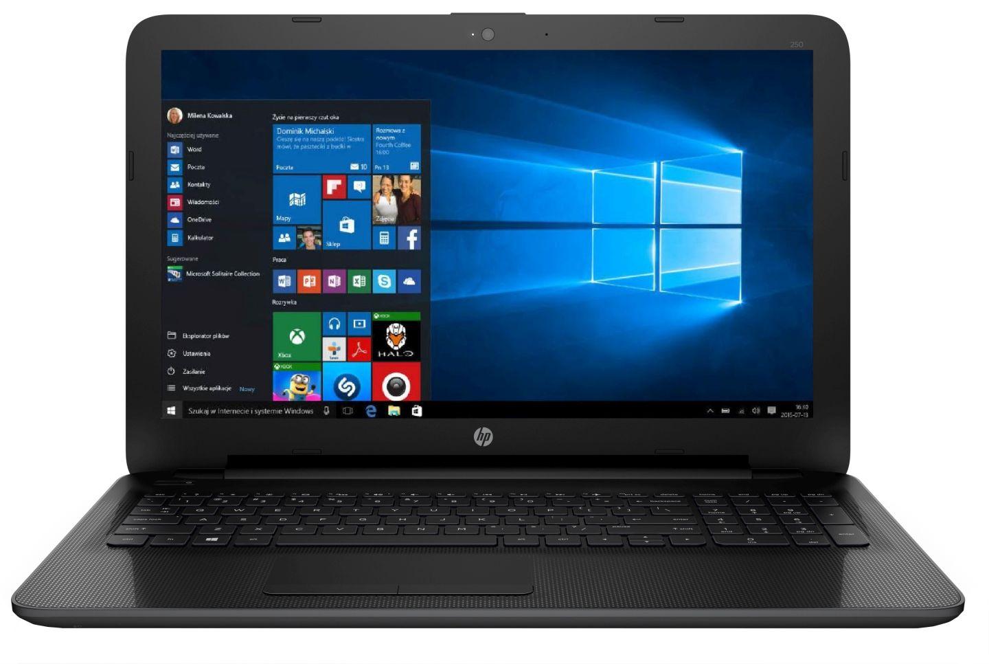 HP 250 G4 15,6" Intel® Pentium™ N3700 4GB RAM  500GB Dysk  Win10