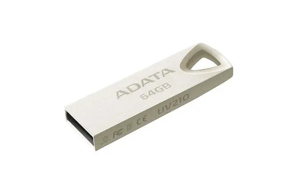 PenDrive Adata DashDrive UV210 64GB USB 2.0 Srebrny