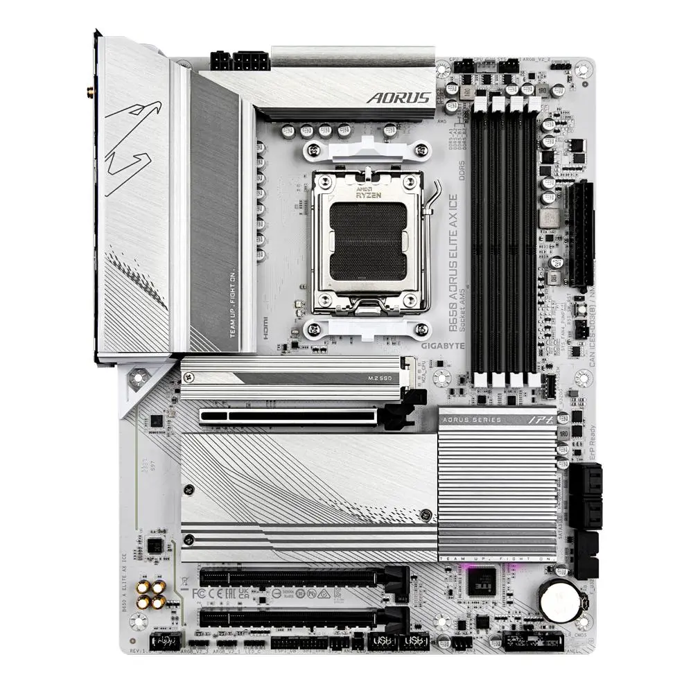 фото Материнская плата Gigabyte B650 Aorus Elite AX ICE 1
