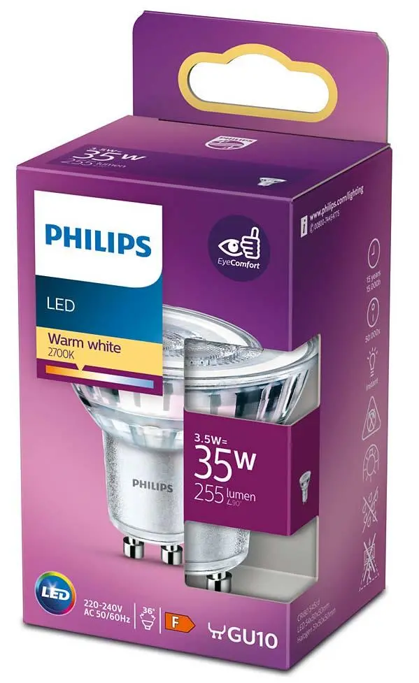 Reflektor punktowy Philips 3,5W (35W) GU10
