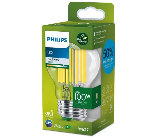 Philips 7,3W (100W) E27