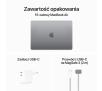 Laptop Apple MacBook Air 2024 15,3" M3 8GB RAM 512GB Dysk macOS Gwiezdna Szarość