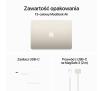 Laptop Apple MacBook Air 2024 13,6" M3 8GB RAM 256GB Dysk macOS Księżycowa Poświata