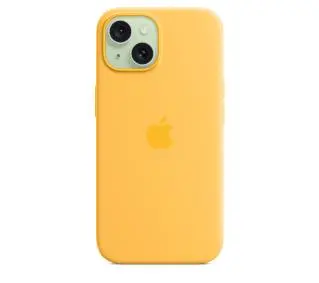 Apple Silicone Case do iPhone 15 Żółty