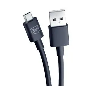 3mk Hyper USB-A do microUSB 1,2m 5V 2,4A Czarny