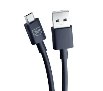 Kabel 3mk Hyper USB-A do microUSB 1,2m 5V 2,4A Czarny