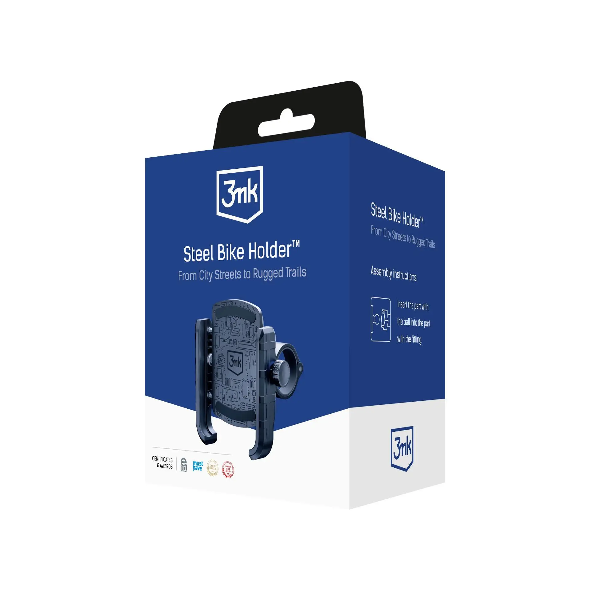 Uchwyt rowerowy 3mk Steel Bike Holder Czarny