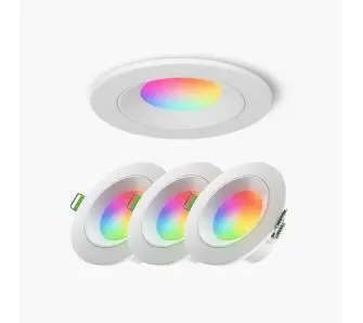 Oświetlenie punktowe Nanoleaf ICNF080D024W3 Matter 4szt